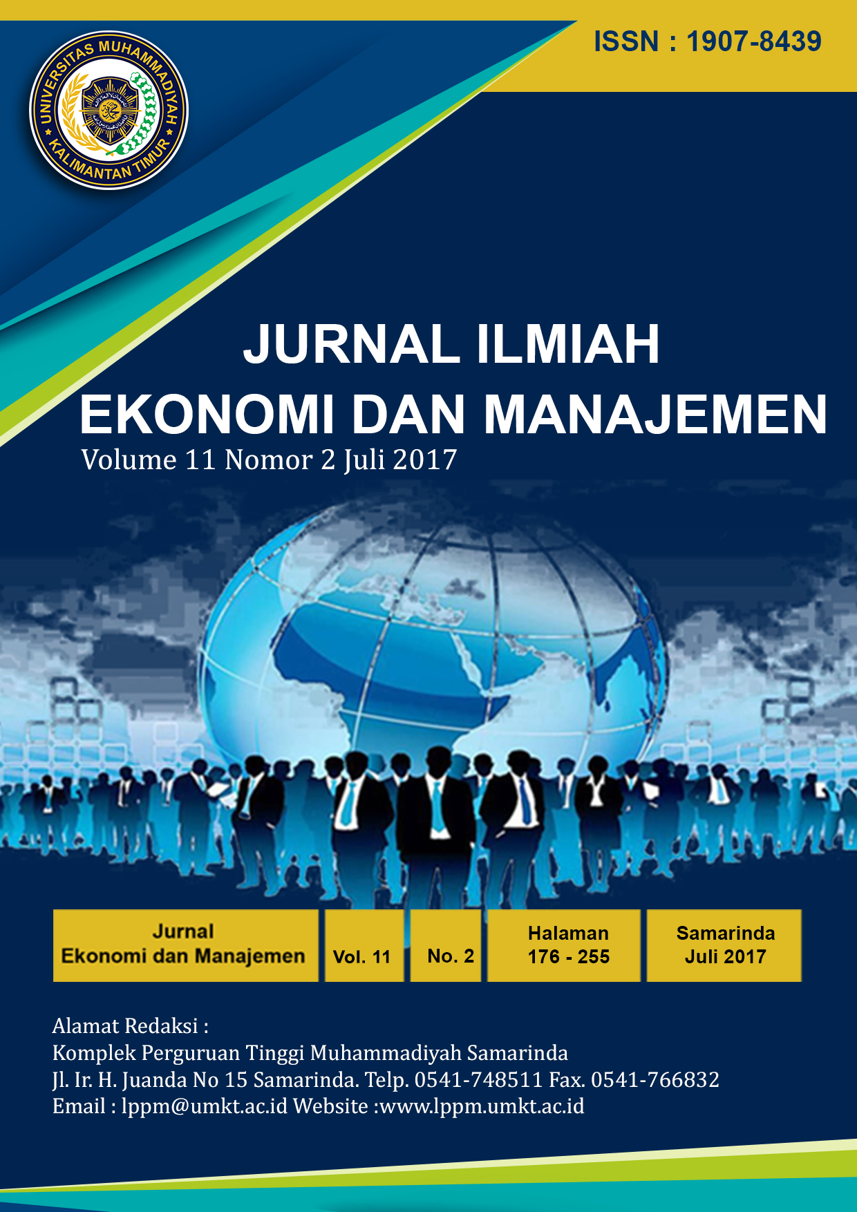 					View Vol. 11 No. 2 (2017): Jurnal Ekonomi dan Manajemen
				