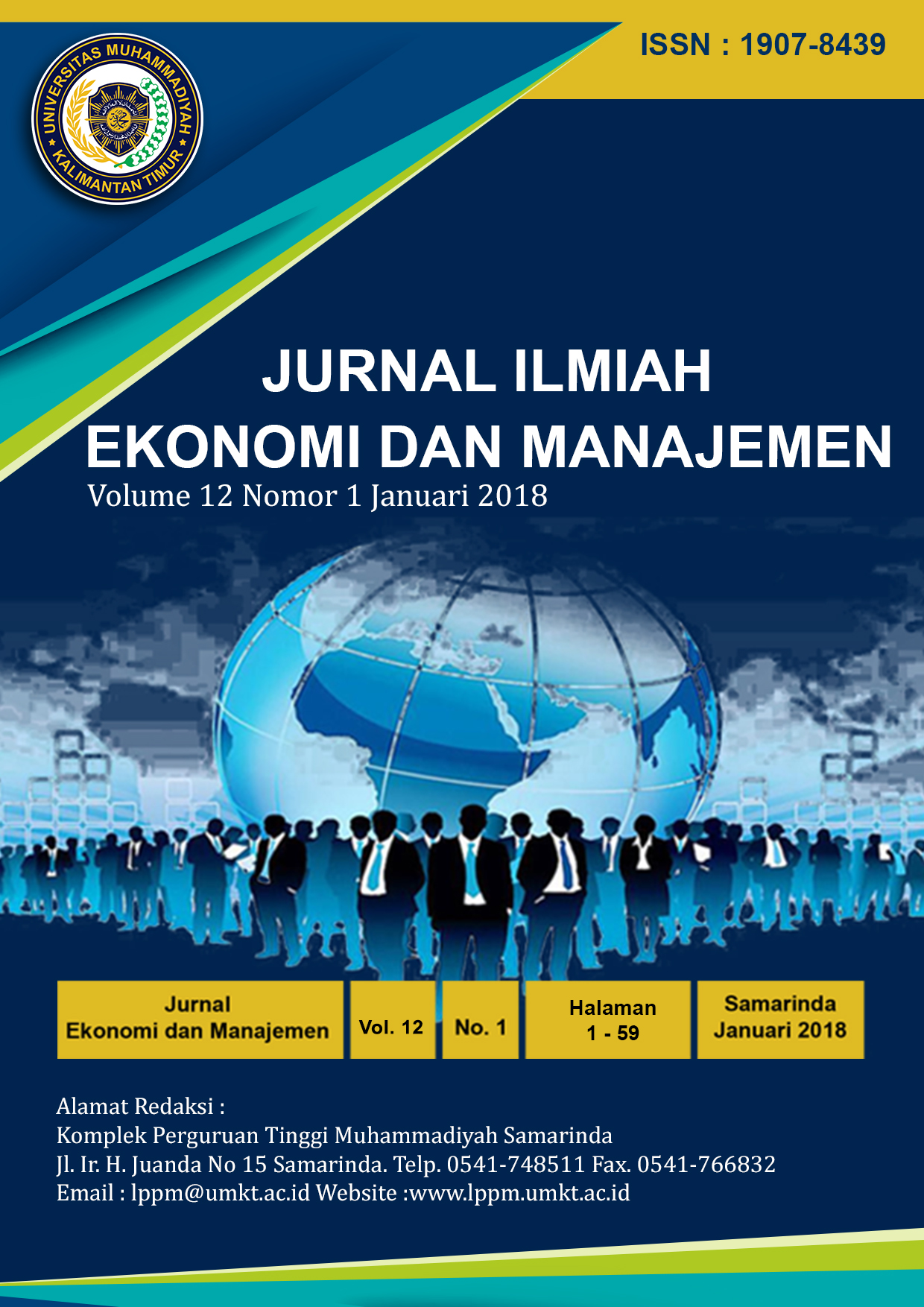 					View Vol. 12 No. 1 (2018): Jurnal Ekonomi dan Manajemen
				