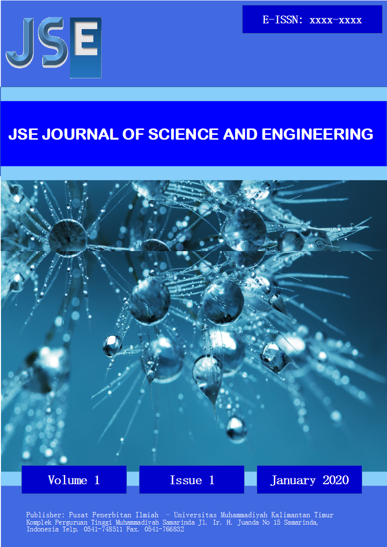 					View Vol. 1 No. 1 (2020): Journal of Science and Engineering
				