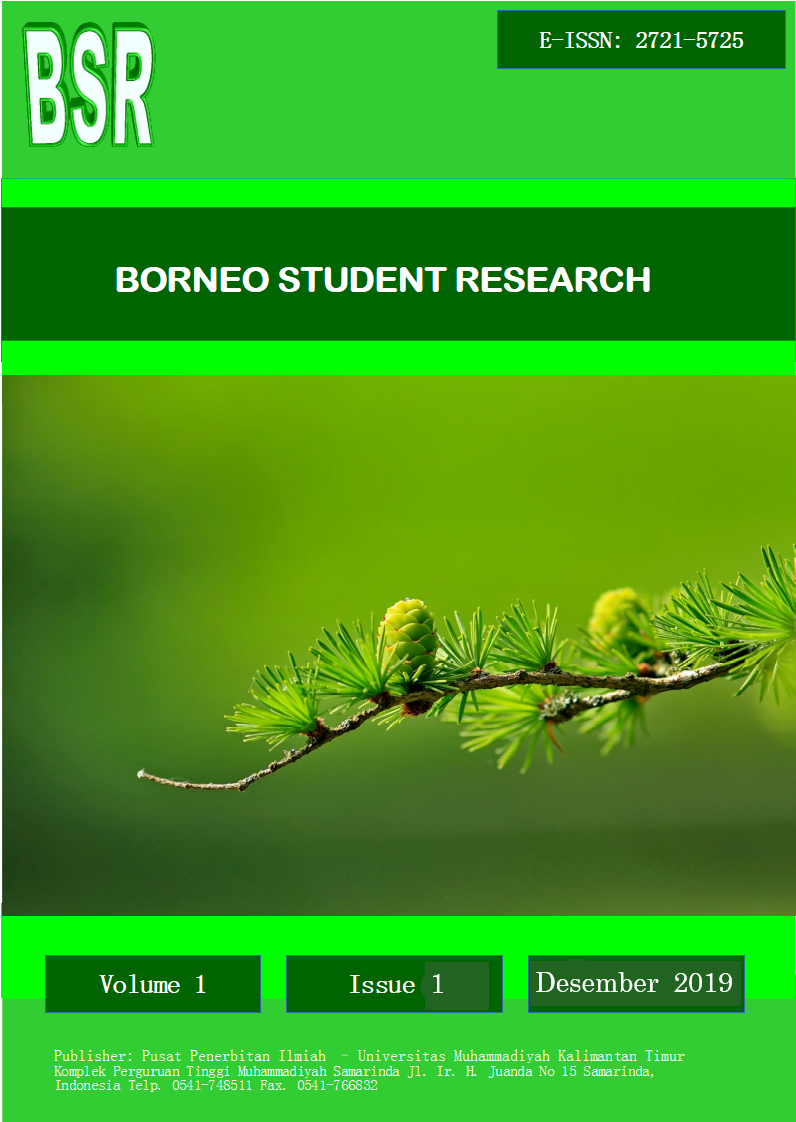 					View Vol. 1 No. 1 (2019): Borneo Student Research
				