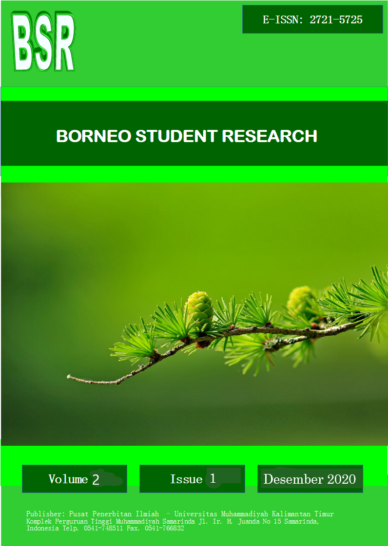 					View Vol. 2 No. 1 (2020): Borneo Student Research
				